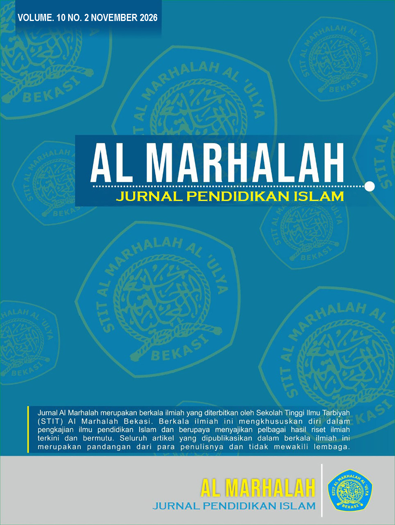 					View Vol. 10 No. 2 (2026): Almarhalah
				